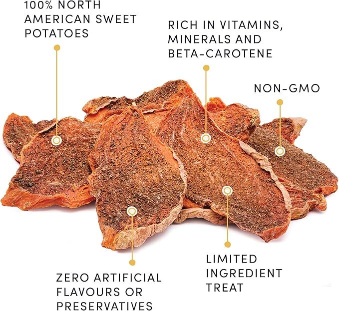 Crumps' Naturals Sweet Potato And Liver For Pets, 24-Ounce Brown