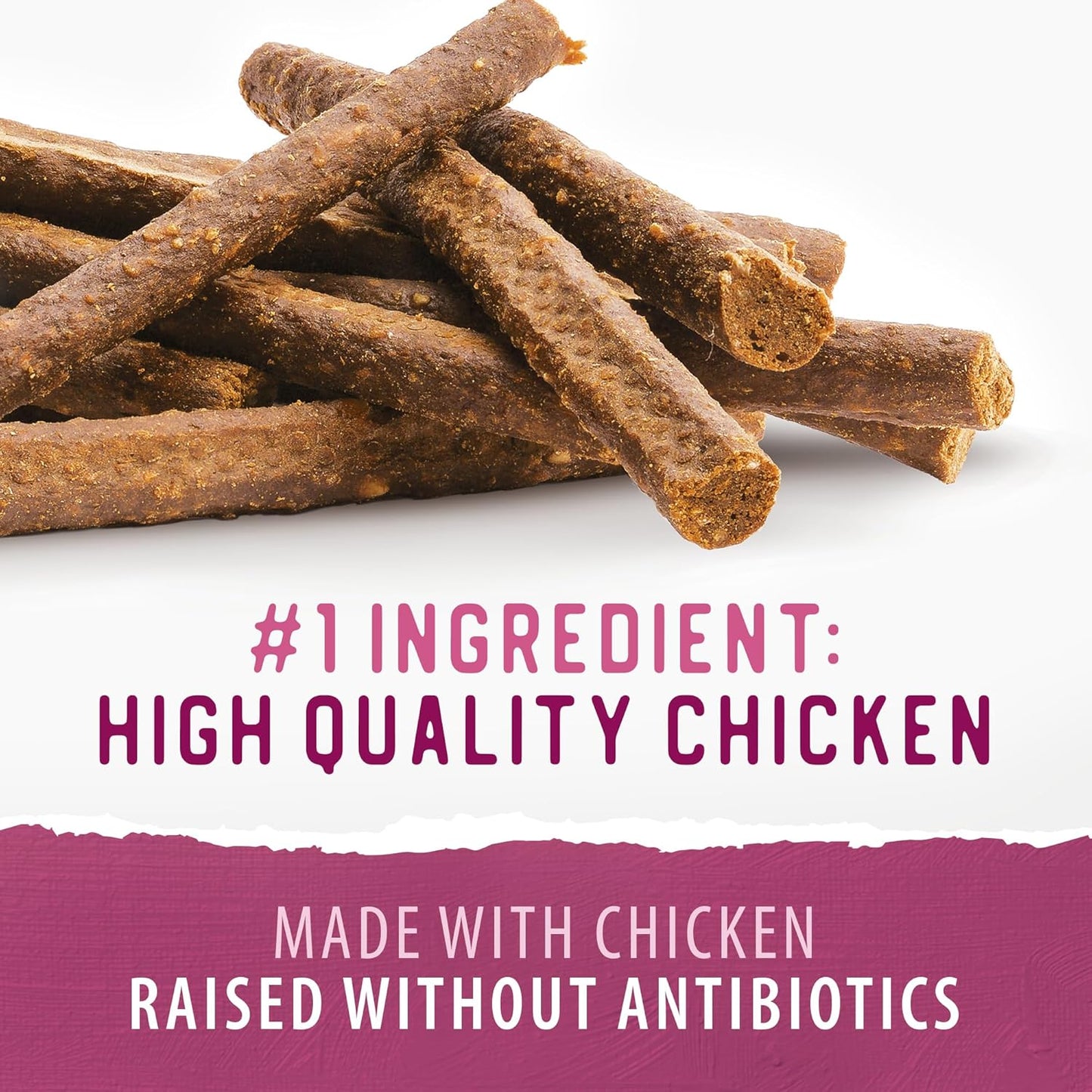 Caledon Farms Chewy Chicken Sticks Dog Treats: 220G/7.8OZ