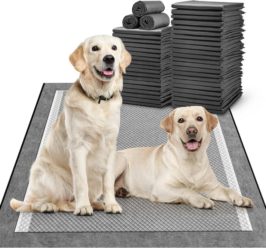 MIZOK Dog Pee Pads 30x36in Extra Large, Dog Pads Charcoal Odor Neutralizing, Pee Pads for Dogs Super Absorbent & Leak-Proof with Pheromone Attractant for Puppies, Disposable (35 Counts)