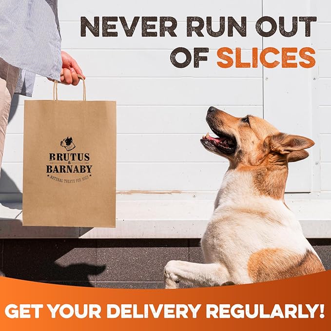 BRUTUS & BARNABY Sweet Potato Dog Treats – Support Sensitive Stomachs with USA-Grown, Hypoallergenic Treats That Smell as Good as They Taste