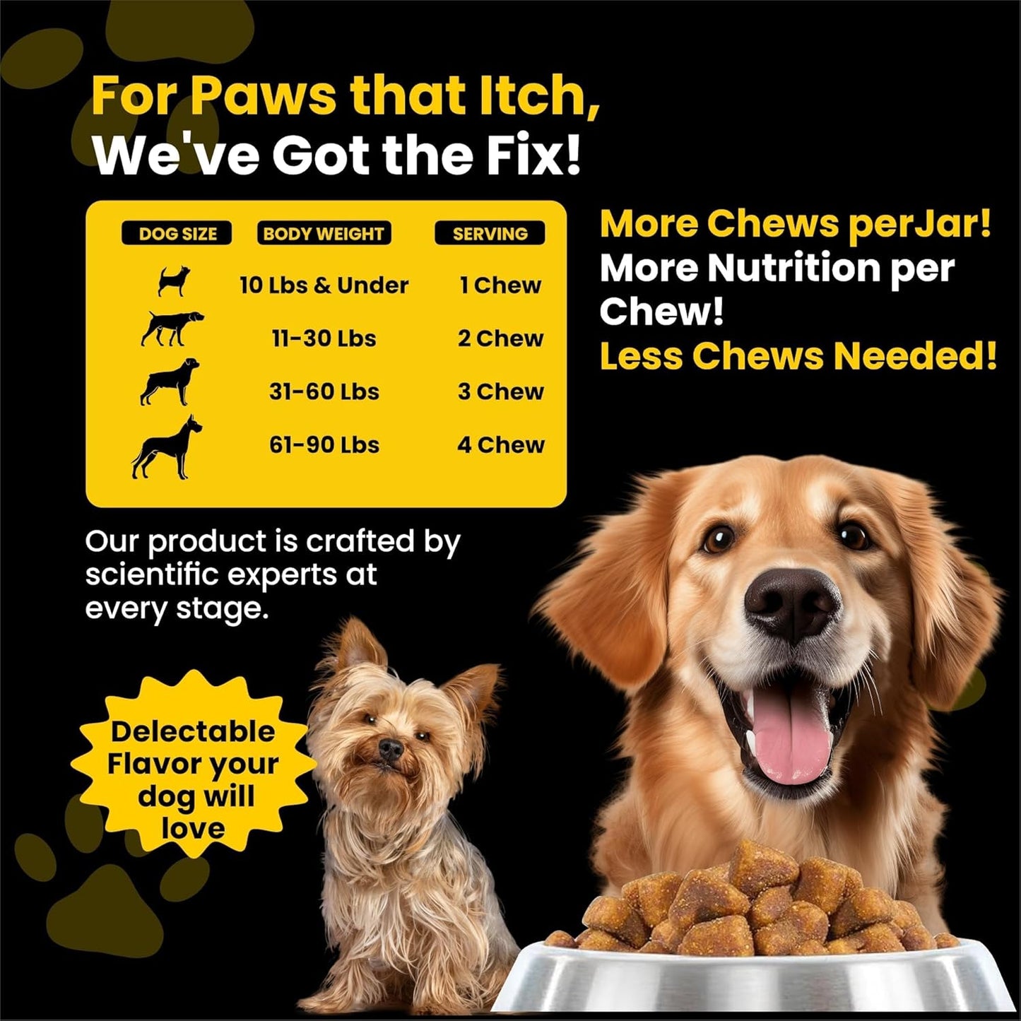 Dog Allergy Chews - Itch Relief w/Omega 3, Colostrum, Probiotics, Turmeric - Seasonal Allergy & Skin Relief - Anti-Itch for Dogs Licking Paws - Beef Flavor - 120 Soft Chews