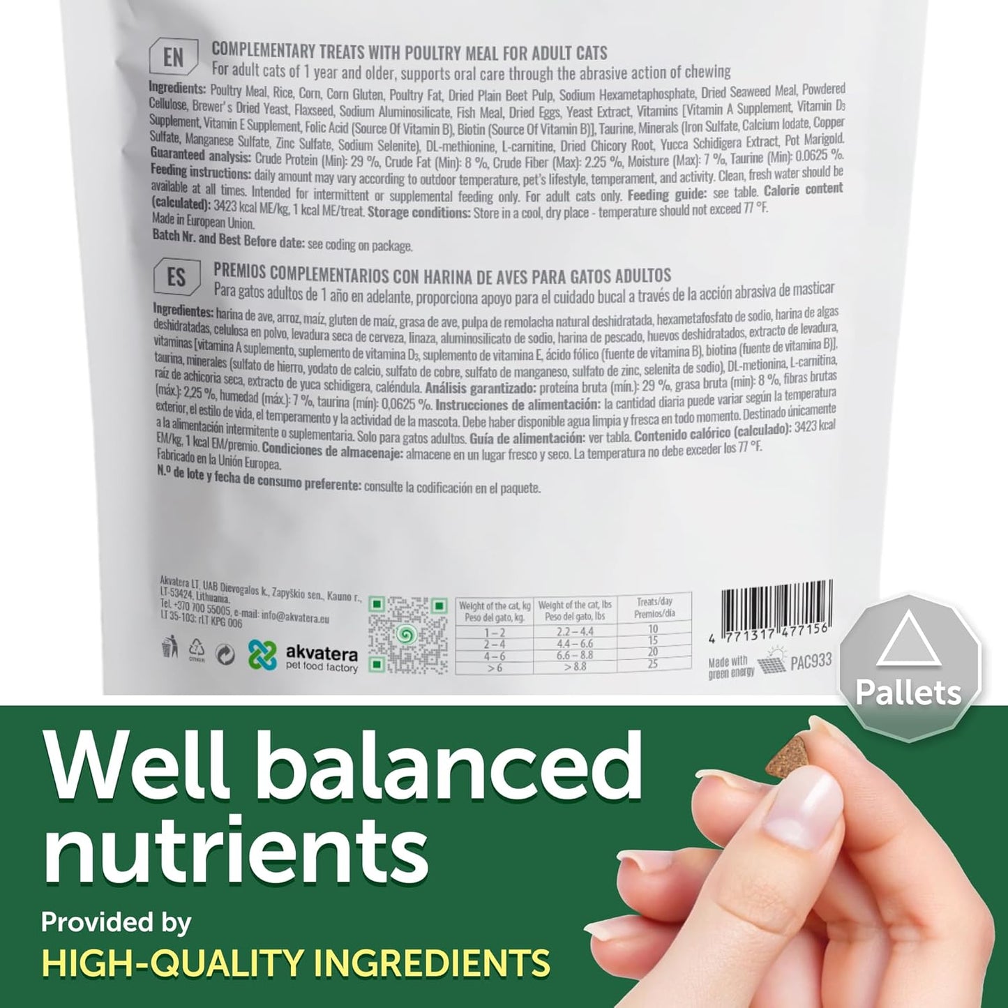 Nature's Protection Superior Care Oral Care Treats with Poultry for Adult Cats 2.64 oz