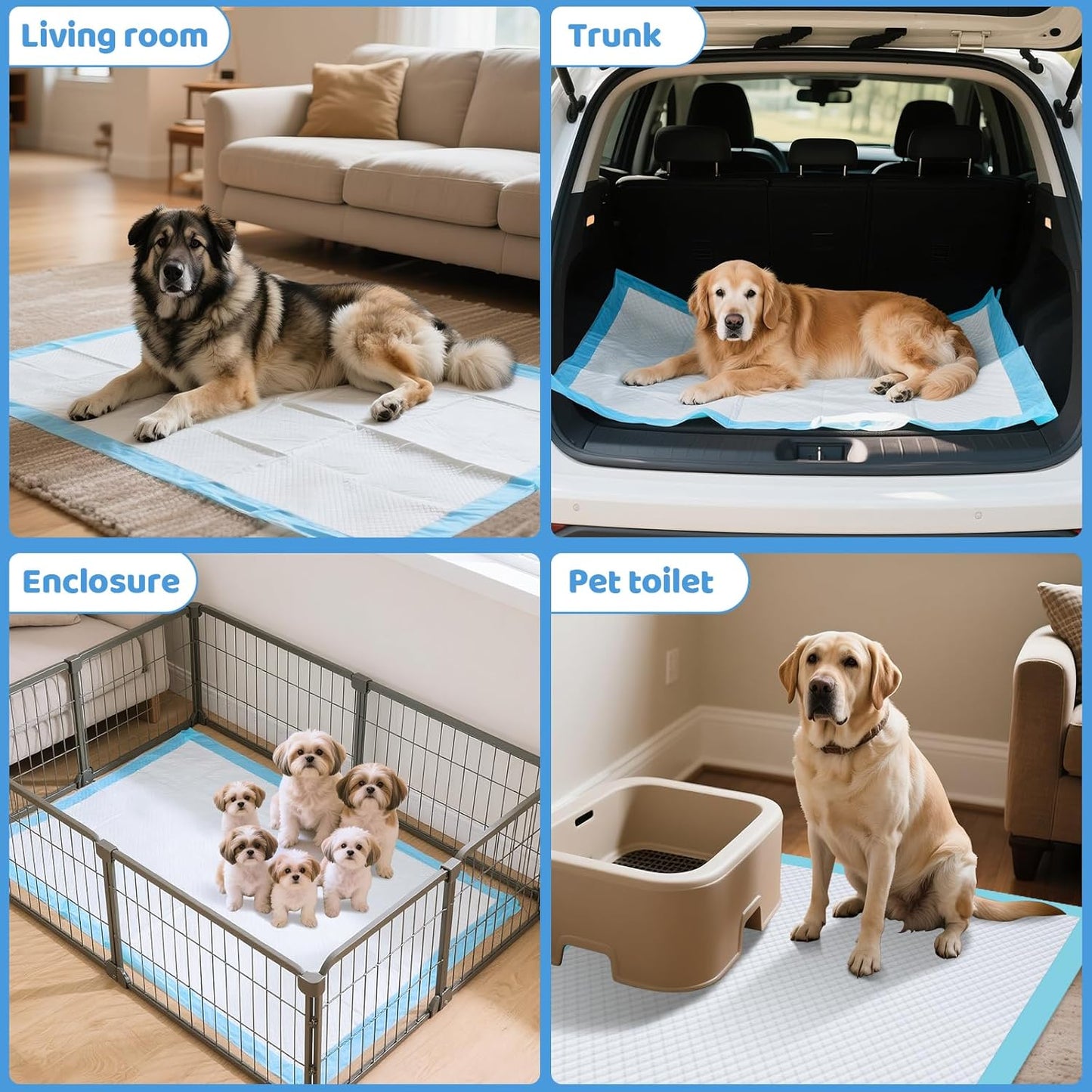 Gimars 31''x55'' Extra Large pet Disposable Pads, Dog Training Pads 26 Counts