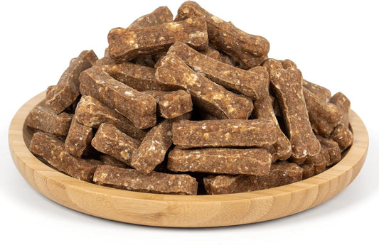 MON2SUN Dog Treats 2 Inch Chicken & Oat Treats with Peanut Butter, Crunchy Biscuits for Small Dogs, Training Rewards, 21.16 oz (70 Count)