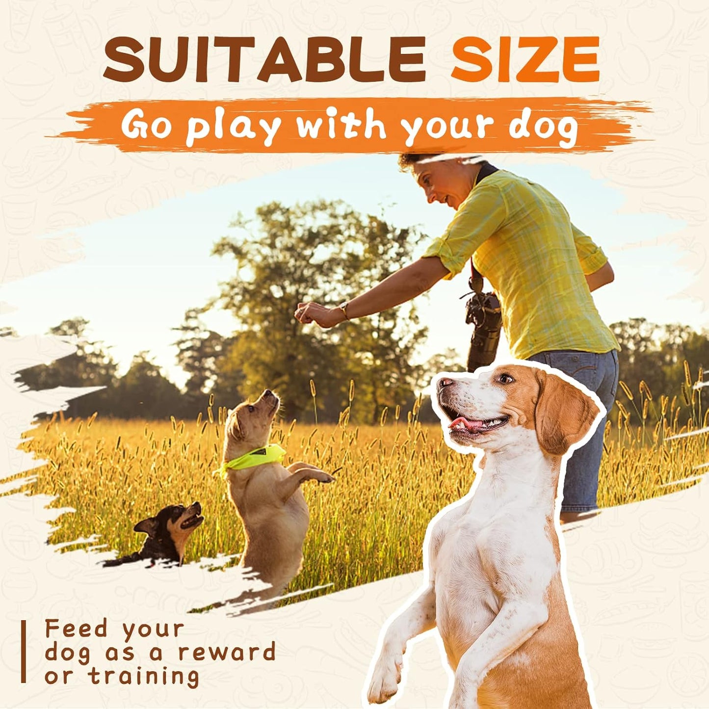 PAWUP Dog Treats Chicken Wrapped Banana Slice, Rawhide and Gluten Free, w/Taurine Low Fat Healthy Chewy Training Treats, for Small Medium Large Dogs, 12.5 oz