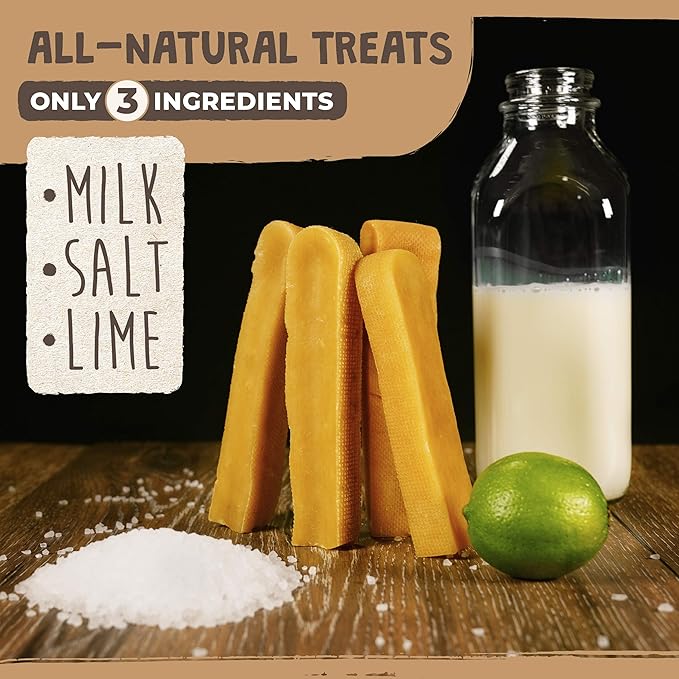 Mighty Paw Yak Cheese Chews for Dogs | All-Natural Long Lasting Pet Treats. Odorless and Great for Oral Health. Limited-Ingredient Chews for Puppies & Power-Chewers (Monster, 1 Pack)