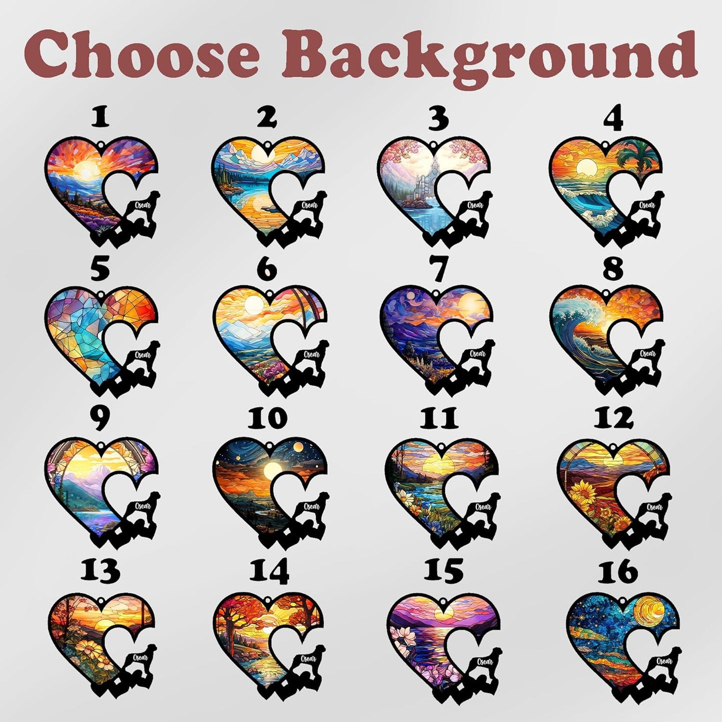 Personalized Dog Memorial Suncatchers Custom Name & Dog Breeds Remembrance Ornament Sympathy Gifts for Loss of Pet Passed Away Ideas Gift Pet Lovers in Loving Memory Window Hanging