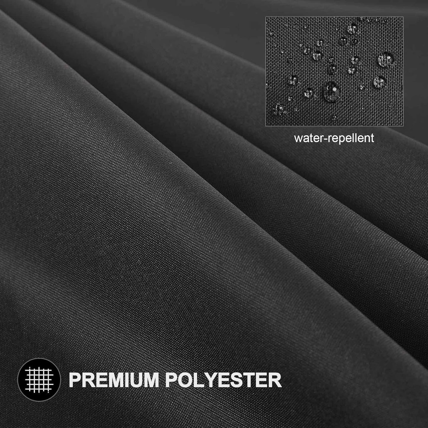 Explore Land Bird Universal Pet Cage Cover Good Night for Cats, Mink, Totoro, Parakeet, Parrot and Small Animals (Black, L)