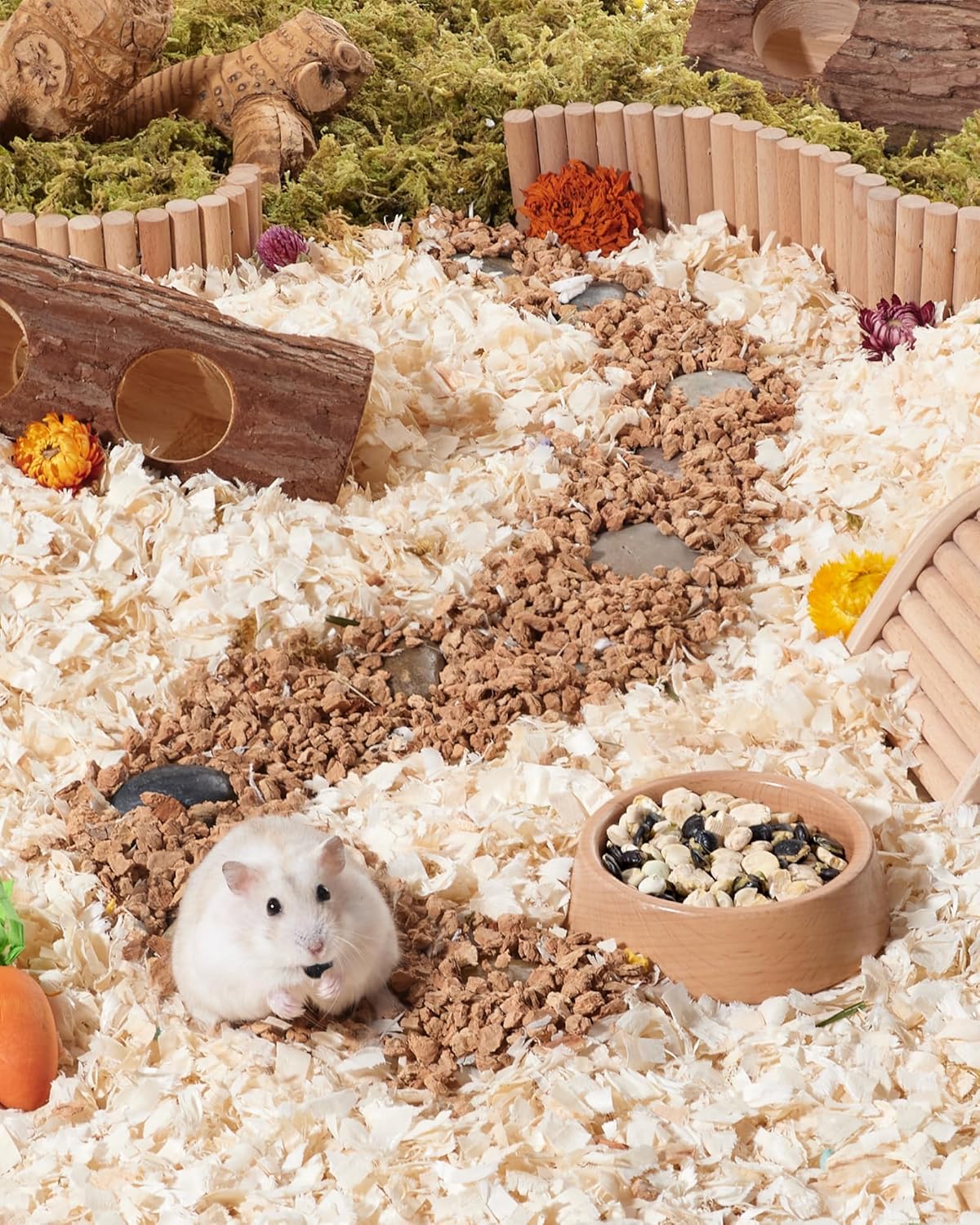 Niteangel Hamster Snack & Treats Toy - Small Animal Natural Treat for Dwarf Syrian Robo Hamsters Gerbils Mice Lemmings Degus or Other Small-Sized Pets