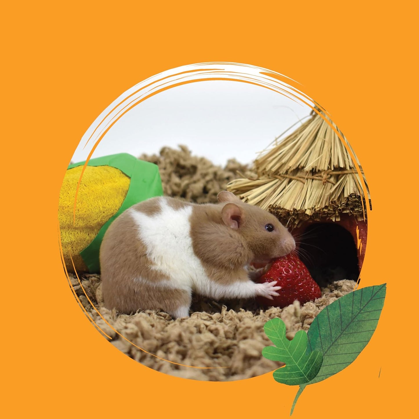 CritterCare Natural Paper Small Pet Animal Bedding - Odor Control, Unscented, 99% Dust Free, Super Absorbent, Natural, 60L, Great for Rabbits, Guinea Pigs, Hamsters, Gerbils, Mice, Rats