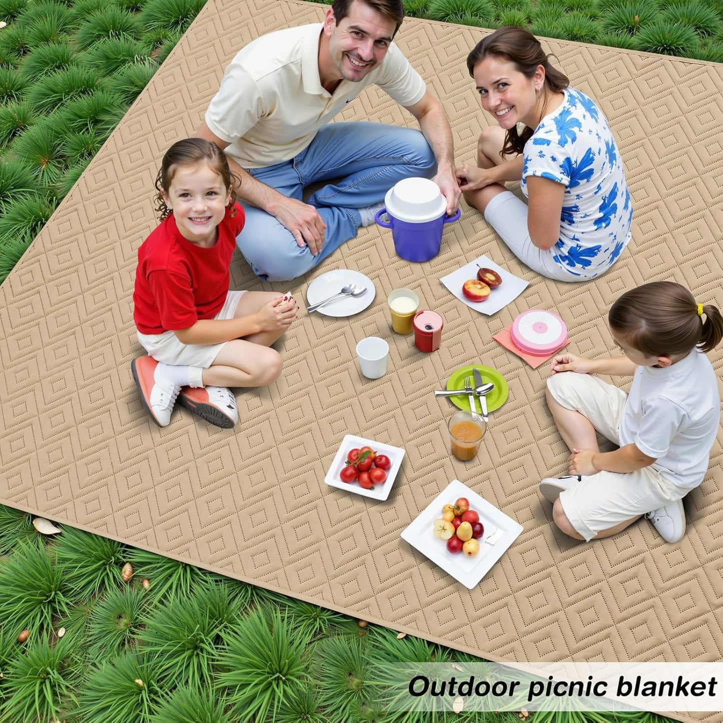 hyha Waterproof Dog Blanket, Soft Pet Bed Blankets, Waterproof Sofa Couch Cover for Dogs Washable, Reversible Pet Couch Covers for Sofa Furniture (52x82 Inch, Camel/Beige)