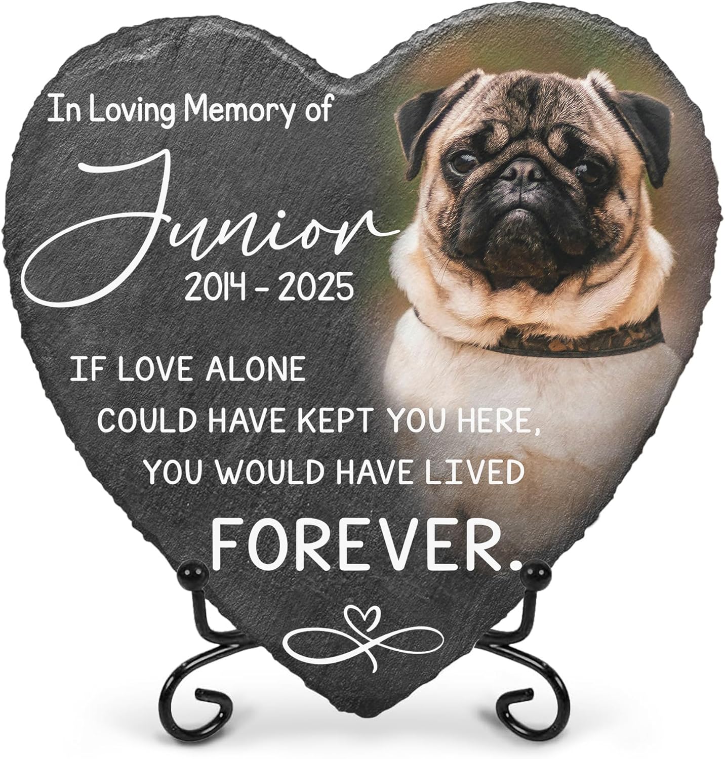Personalized Dog Memorial Stone for Dog Memories | Beloved Pet Memorial Stones for Dogs Personalized Gifts Pets | Pet Memorials for Dogs with Photo | Custom Plaque Stone for Furry Friend Loss