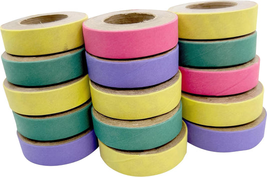 8001 1.75 Pk15 Bird Chew Donut 1.75 Inch by M&M - Compressed Cardboard Shreddable Bagels, Lots of Paper Layers, Brightly Colored Outer Strip, Parrotlet Quaker Conure African Grey