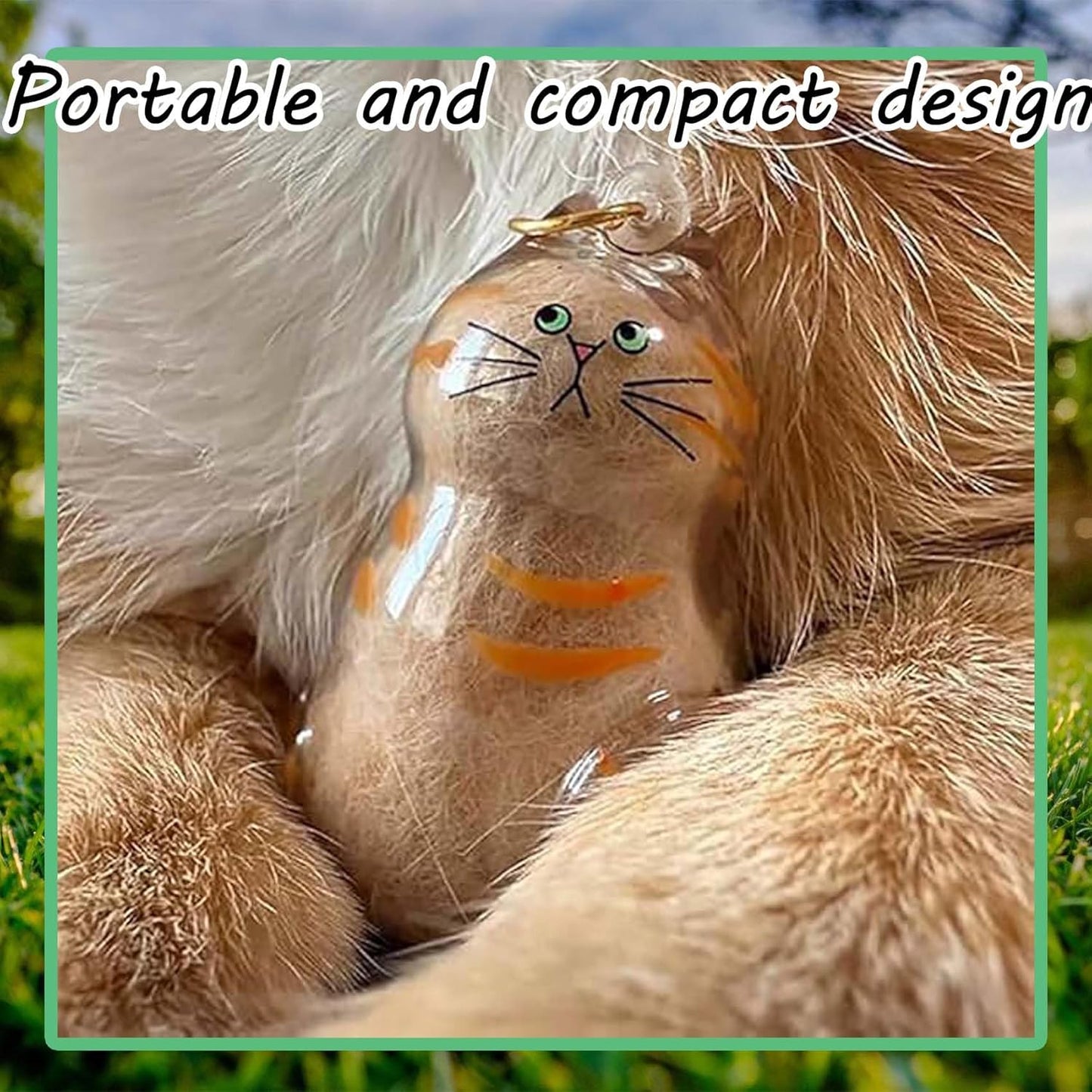 Cat Hair Holder Keychain,Cat Hair Memorial Keyring,Cats keychain Hair Storage Bottle,Transparent Cats Hairs Pendants