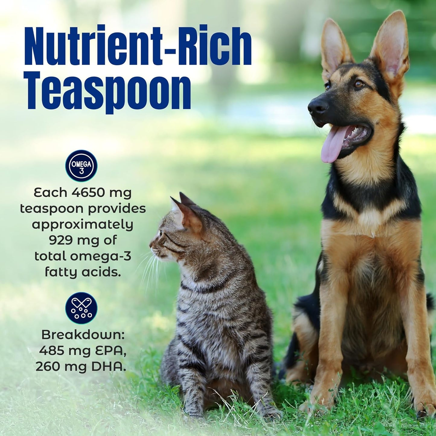 Life Line Pet Nutrition Wild Alaskan Fish Oil for Dogs and Cats 128oz – Omega 3 Fish Oil Supplement for Skin & Coat, Brain, Eye & Heart Health