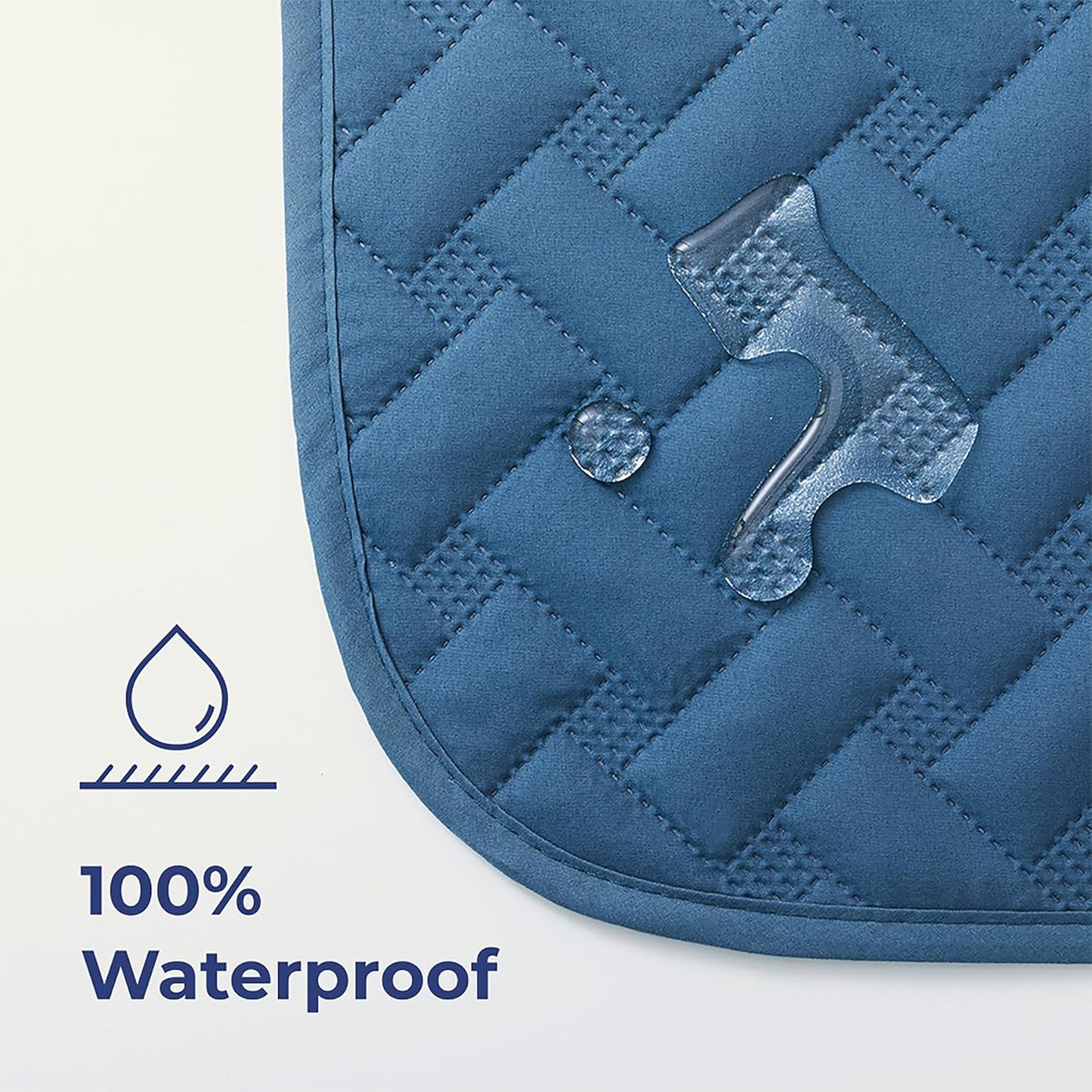 gogobunny 100% Double Sided Waterproof Dog Blanket Soft Pet Bed Cover Reversible Protect Furniture Couch Sofa Car for Puppy Cat Kids (Dark Blue/Light Blue, 40x50 Inch (Pack of 1))