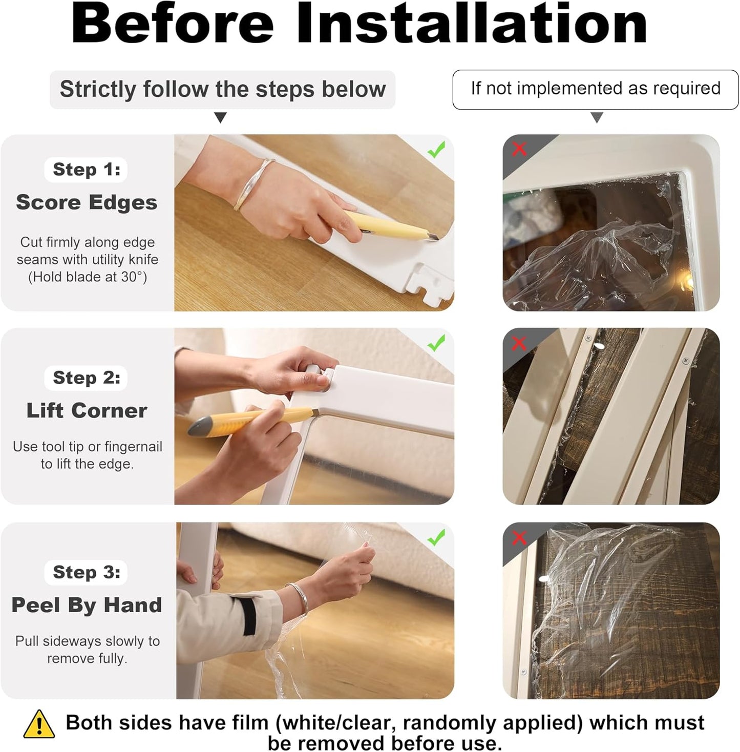 Clear Acrylic Plastic Dog Playpen Indoor - Easy Assemble Small Pet Play Pen for Puppy Cat Rabbit Pig Transparent Fence Enclosure Crate Kennel Whelping Cage (Grey, 12 Panel)