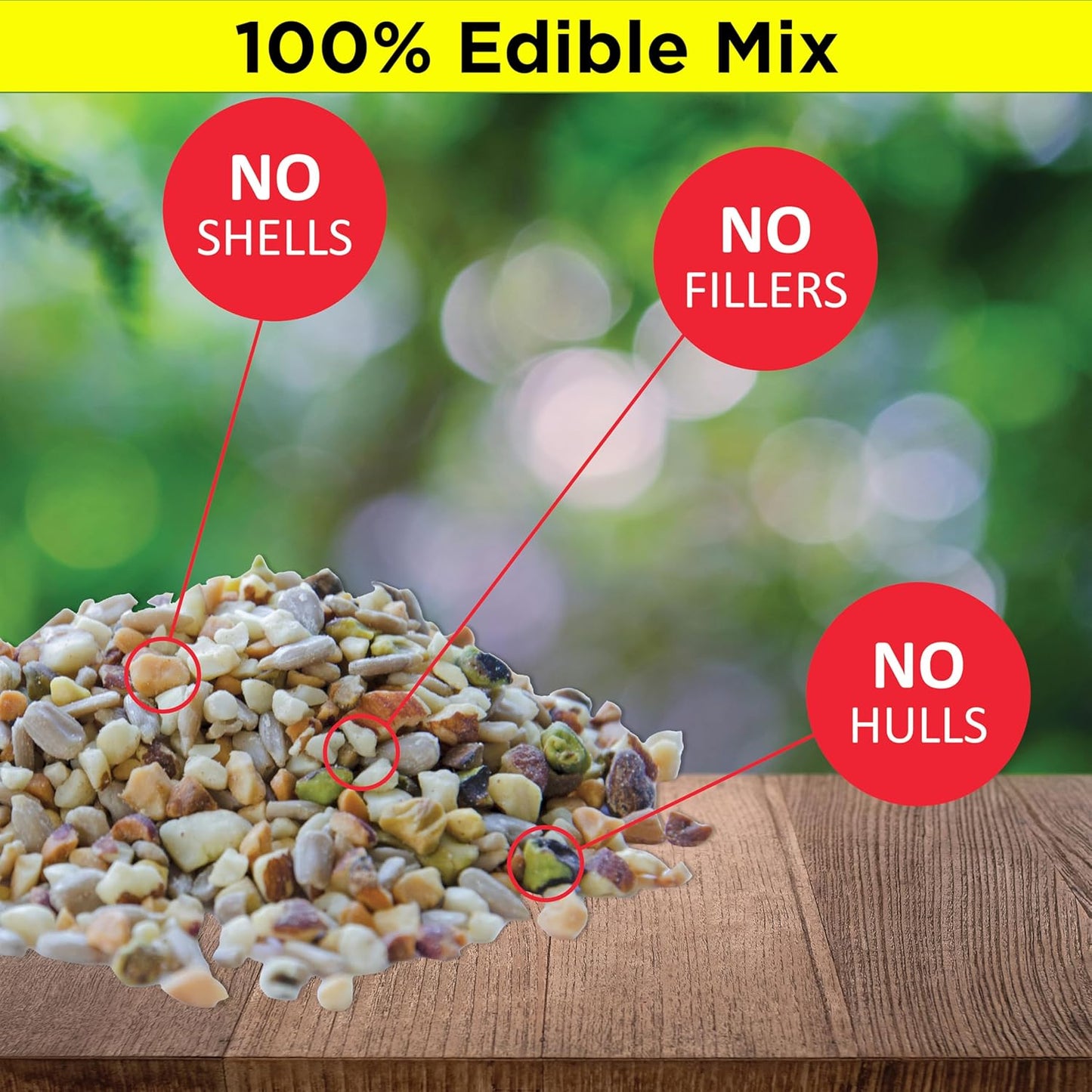 Lyric Fine Tunes Wild Bird Seed - No Waste Bird Food Mix - Attracts Colorful Wild Birds - Perfect for Your Backyard Feeders - 10 lb. (pack of 2 - 5 lb bags)