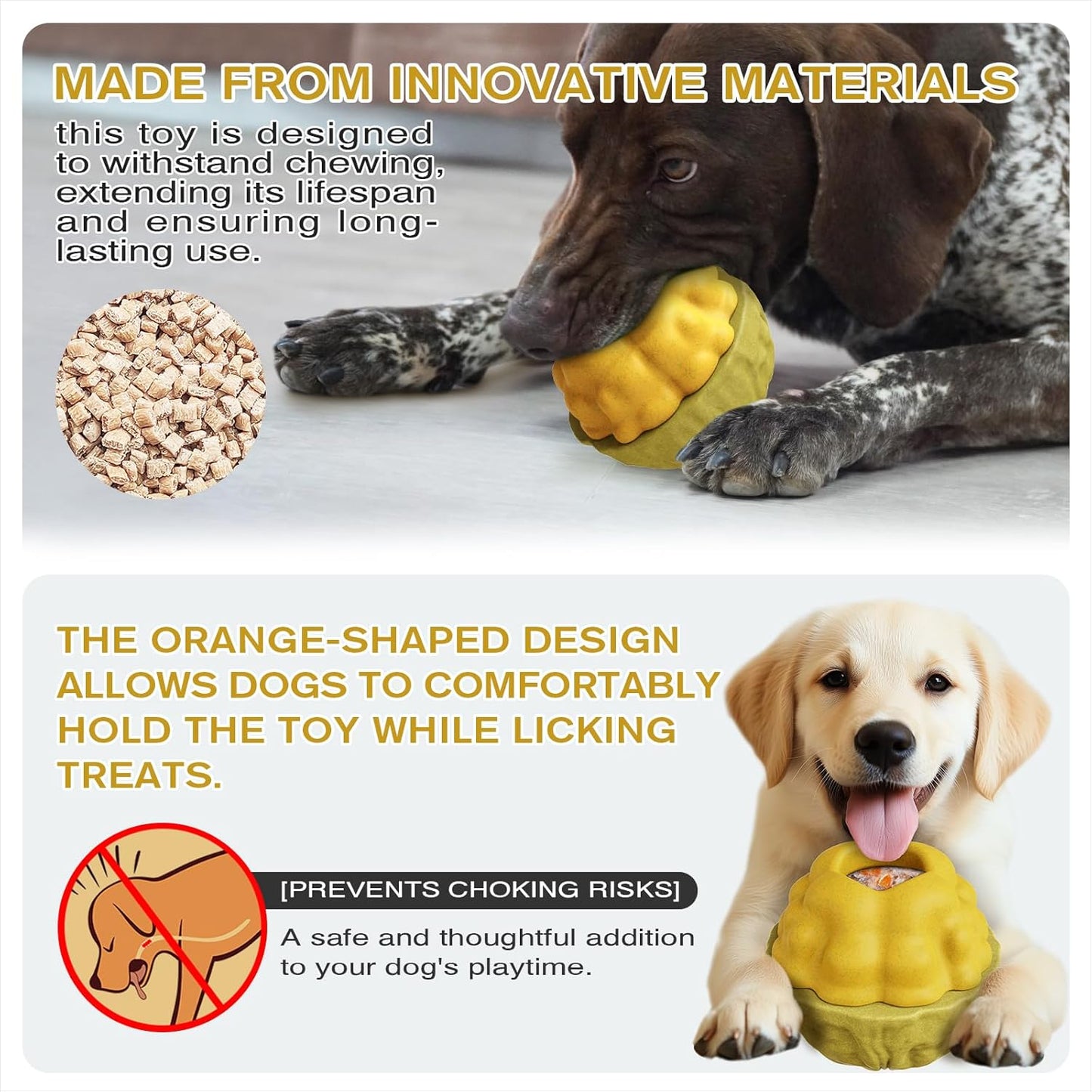 Frozen Treat Dispensing Dog Toy - Interactive Large Chew Toy for Aggressive Chewers, Freezable Fillable Rubber, Reduces Anxiety, Easy to Clean,for Small Medium Large Breeds