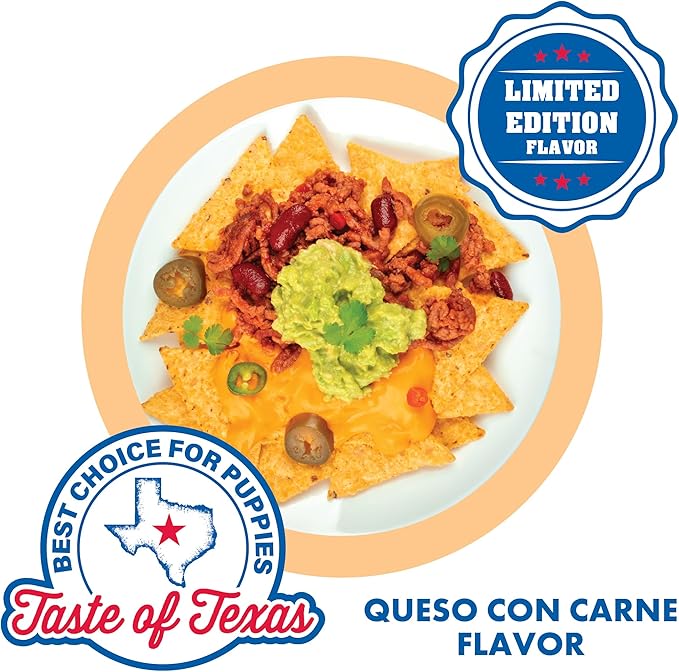 N-Bone Puppy Teething Rings Taste of Texas Queso Con Carne Flavor 3 Count