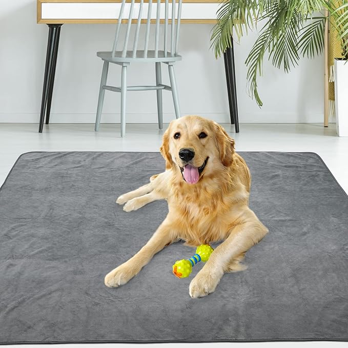 Washable Dog Pee Pads 36x36 2Pack Reusable Puppy Pads, Absorb Dog Mats Non-Slip Puppy Training Pads for Whelping, Potty, Training, Playpen, Crate