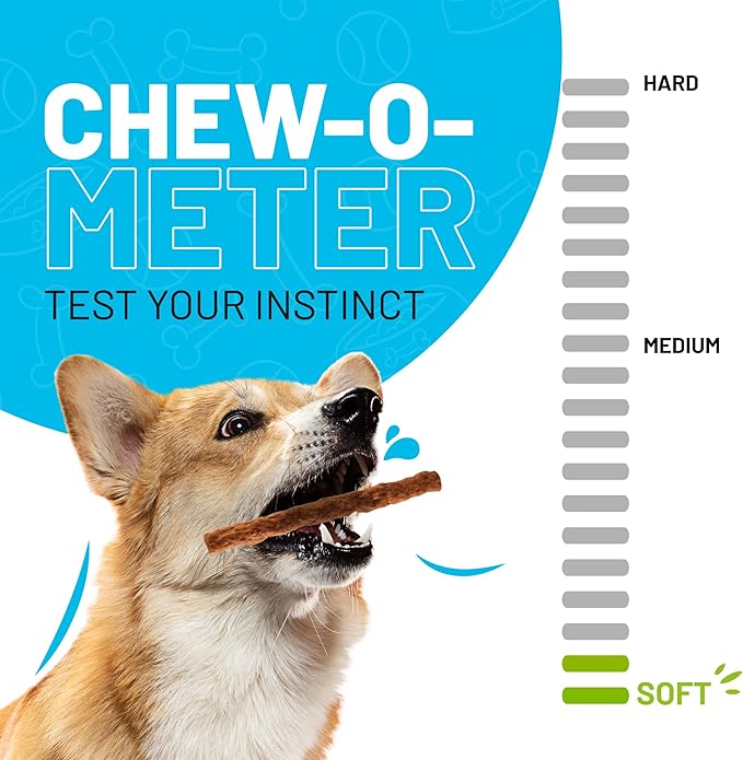 Sitka Farms Beef Sticks for Dogs 5 Inch - Crunchy Beef Munchy Sticks - 100 Count - for Small Medium and Large Dogs - Enhaced with Bully and Collagen