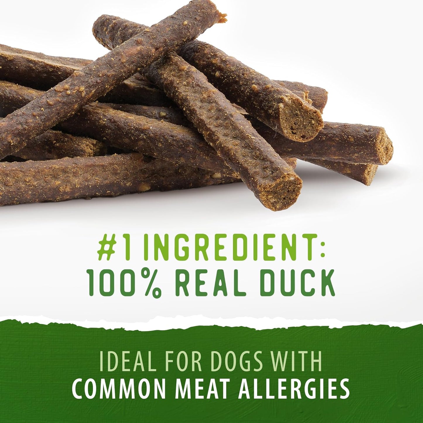 Caledon Farms Chewy Duck Sticks Dog Treats, No Additives, Preservatives Free, 7.8oz (pack of 1)