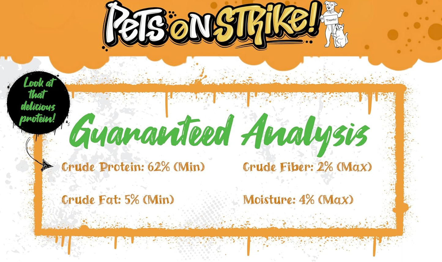 Freeze Dried Chicken Breast for Dogs & Cats – Single Ingredient Dog Treats – USA Sourced & Made – High Protein, All Natural, Grain Free – Raw Freeze-Dried Training Treats (3oz)