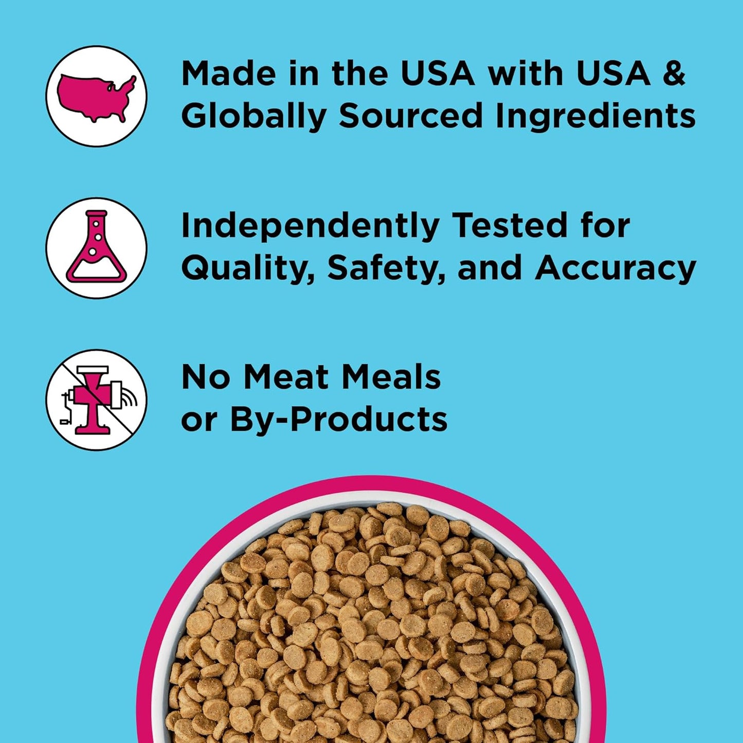 BIXBI Liberty Grain Friendly Dry Dog Food, Rancher's Red Recipe, 22 lbs - Fresh Meat, No Meat Meal, No Fillers - Gently Steamed & Cooked - No Soy, Corn, Rice or Wheat for Easy Digestion - USA Made