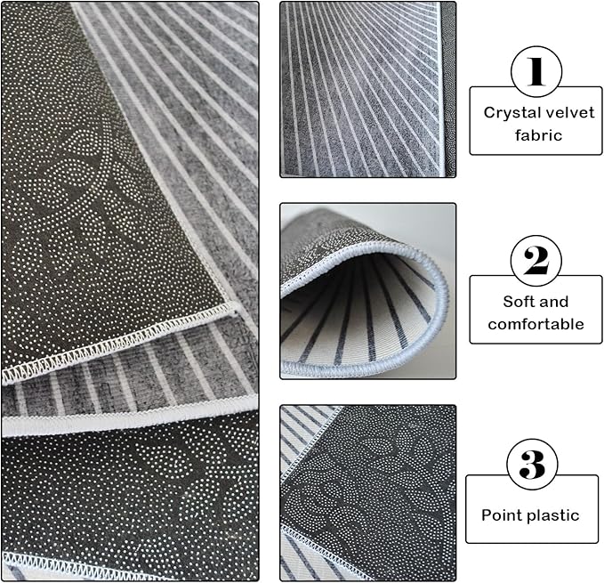 kathson 78.7×39.4in Extra Large Rabbit Cage Liner,Washable Bunny Floor Mat Reusable Non Slip Pet Playpen Mat for Hamster Chinchilla Cat Dog Guinea Pig