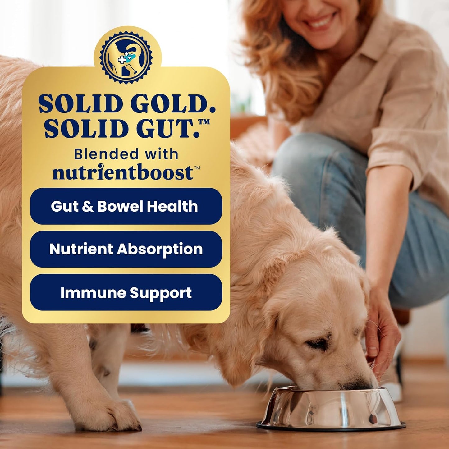 Solid Gold Wet Dog Food Topper & Meal Cups - for Adult & Senior Small Breed & Large Breed Dogs - W/Salmon, Chicken & Superfoods for Sensitive Stomachs, Gut Health & Skin & Coat Support - 3.5oz/6 Pack