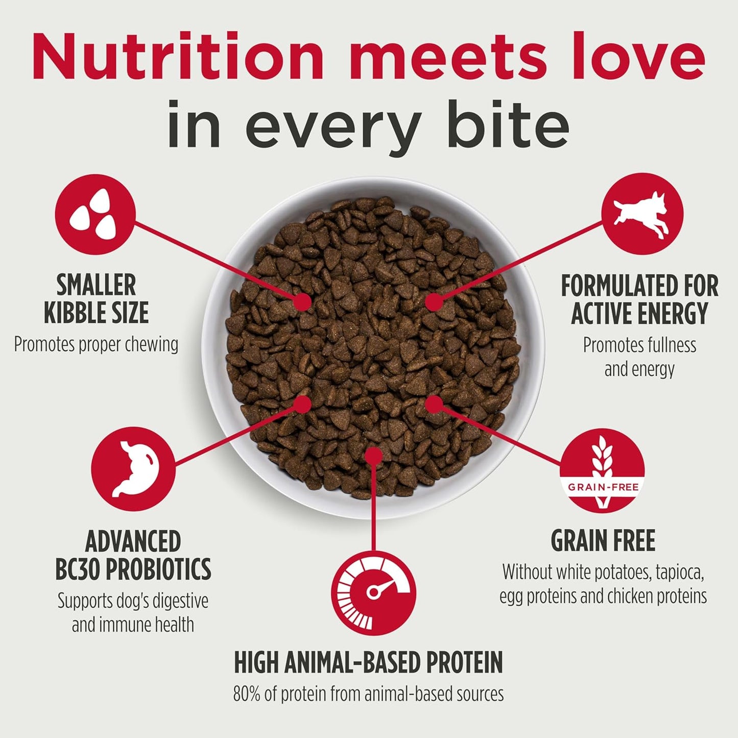 Nulo Freestyle Small Breed Dog Food, Premium Adult and Puppy Grain-Free Dry Smaller Sized Kibble Food, with BC30 Probiotic for Healthy Digestion Support , 14 Pound (Pack of 1)