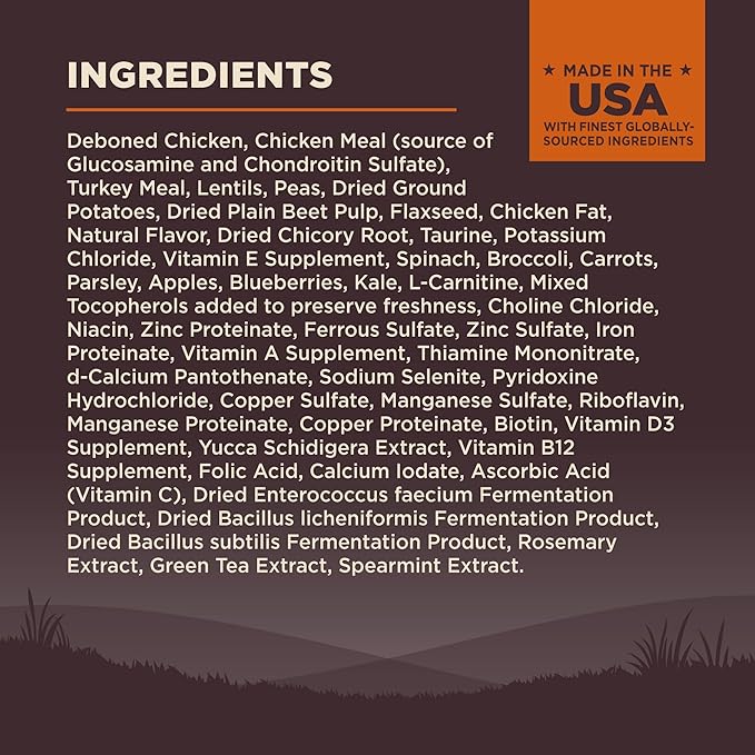 Wellness CORE Dry Dog Food, Large Breed, Grain-Free, High Protein, Natural, Original Chicken & Turkey Recipe, (26-Pound Bag)