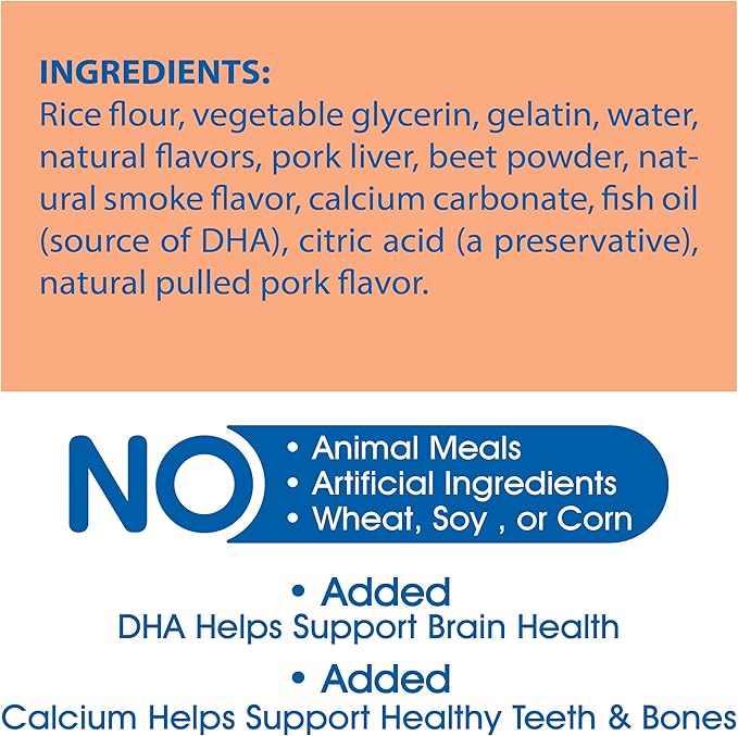 N-Bone Puppy Teething Rings Taste of Texas Pulled Pork Flavor 3 Count