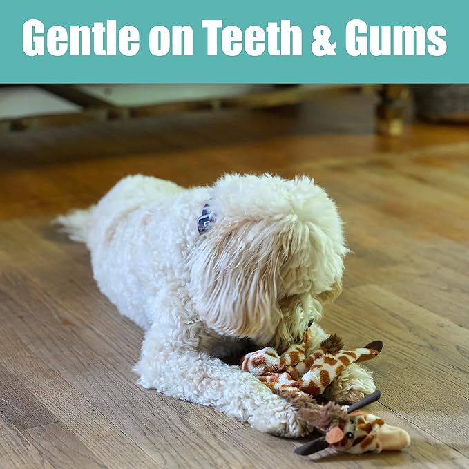 SPOT Skinneeez Giraffe 20 Inch Stuffing-Free Plush Squeaky Dog Toy – Long Interactive Chew Toy for Medium and Large Dogs – Mess-Free Play for Light & Moderate Chewers