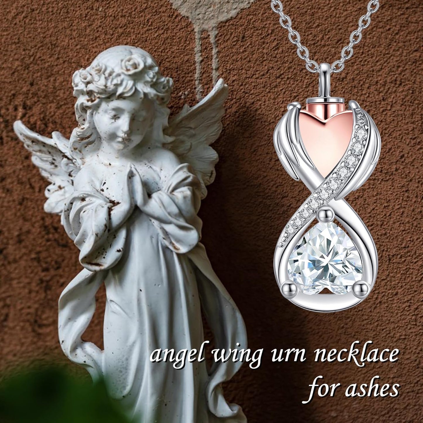 Urn Necklace for Ashes 925 Sterling Silver Cat/Fox/Dog/Opal/Guitar Pet Cremation Memorial Keepsake Jewelry for Ashes for Women