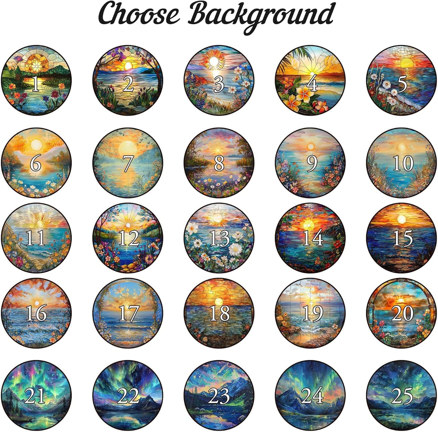 Personalized Cat Memorial Suncatcher – Custom Multiple Cats with Names, Breeds, and Background Options, Cat Loss Sympathy Gift, Pet Remembrance Keepsake, Gift for Cat Lovers