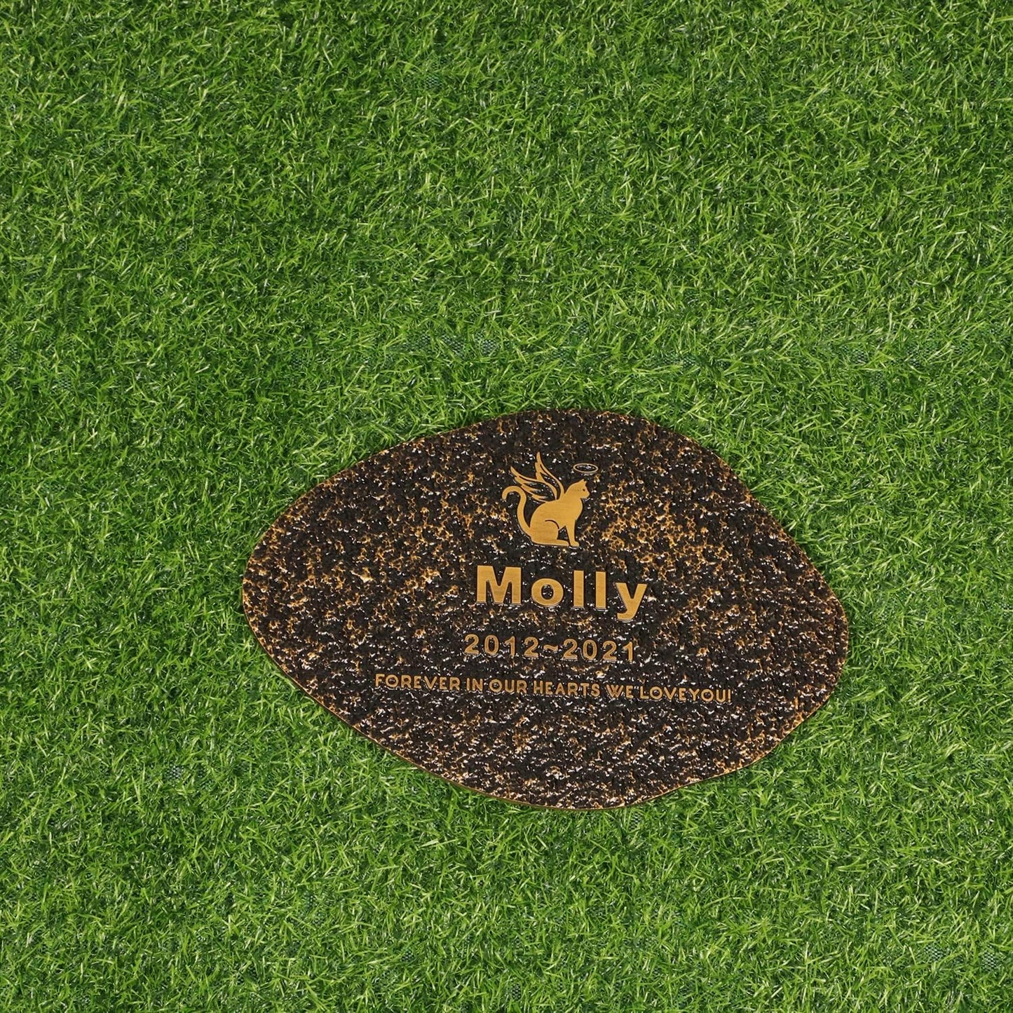 Pet Memorial Stone Cat Dog Pet Memorial Personalized Pet Grave Markers Customized Pet Grave Markers with Pet Name are a Sympathy Gift for The Loss of a Pet (Acrylic)