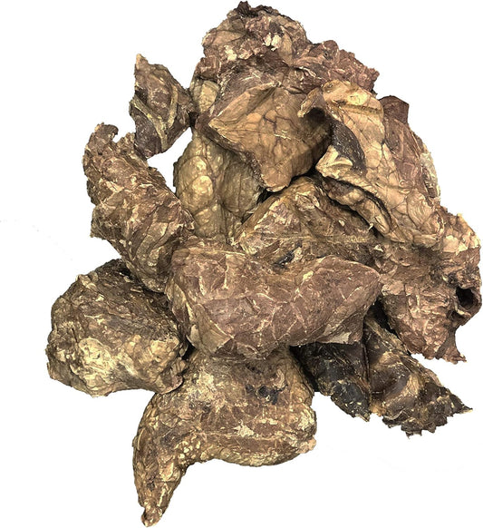 hotspot pets Beef Lung Dog Treats -1 Pound Big Bag - Slow Roasted, All Natural Dehydrated Premium Beef Lung Training Treats for Dogs - High Protein- Rawhide Alternative Snack for All Breeds