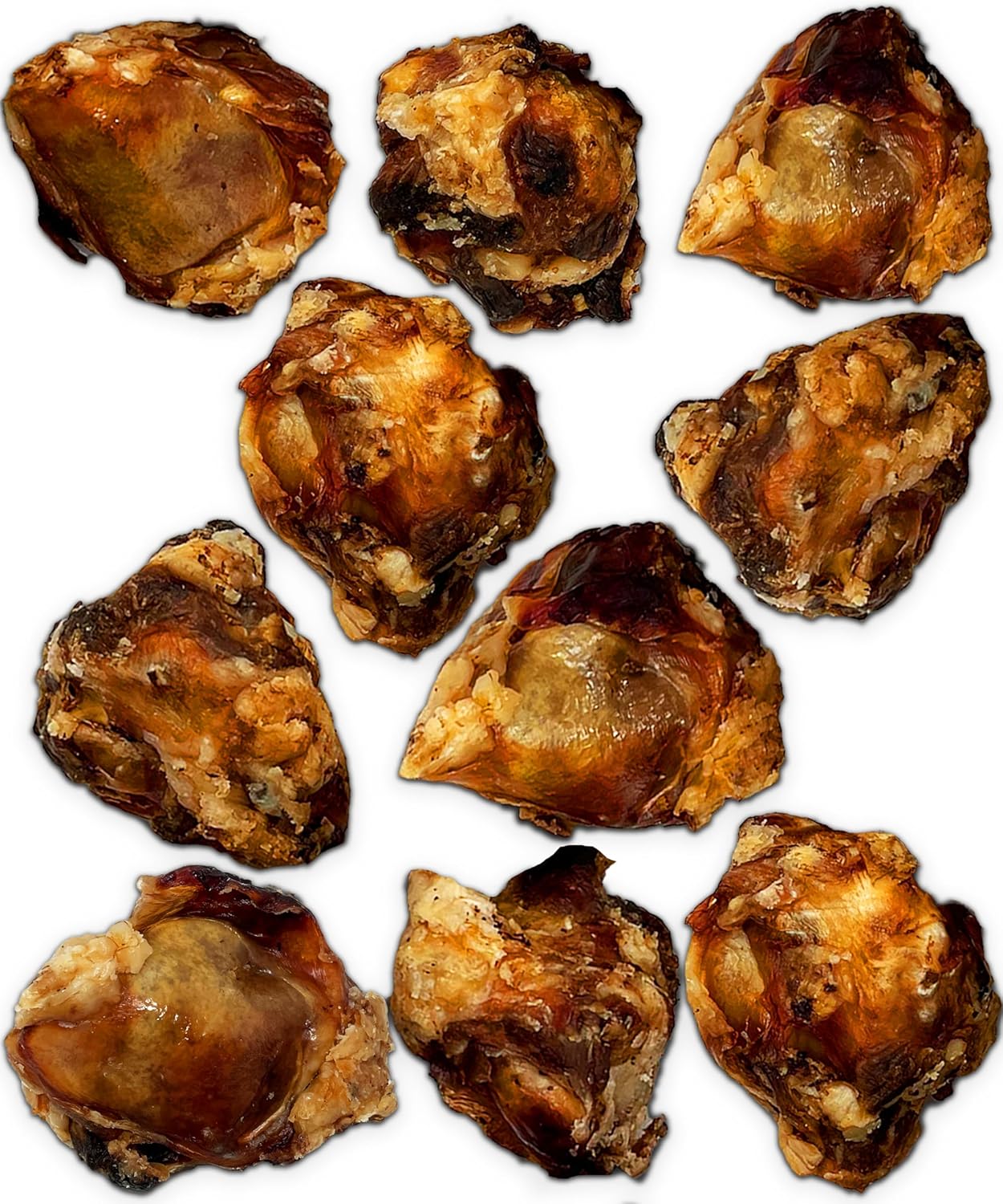 Dog Bones for Aggressive Chewers, Knee Caps for Dogs, Beef Bones for Large Dogs, Medium, and Small, Long Lasting Knee Bone for Dog, 10 Count