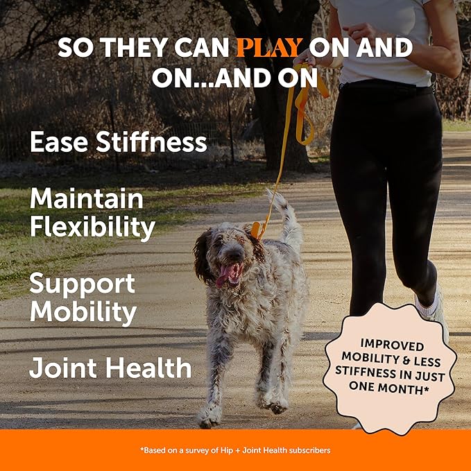 Hip & Joint Health - Glucosamine for Dogs Soft Chews, Joint Supplement for Dogs with Glucosamine Chondroitin, MSM, Turmeric, Joint Support + Mobility, May Reduce Occasional Discomfort (Chicken 90ct)