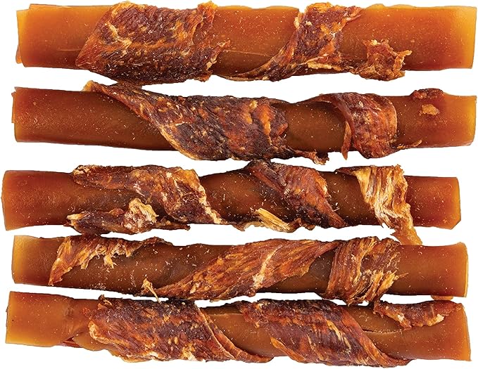 SmartBones Chicken-Wrapped Sticks, Treat Your Dog to a Rawhide-Free Chew Made With Real Chicken and Peanut Butter 8 Count (Pack of 1)