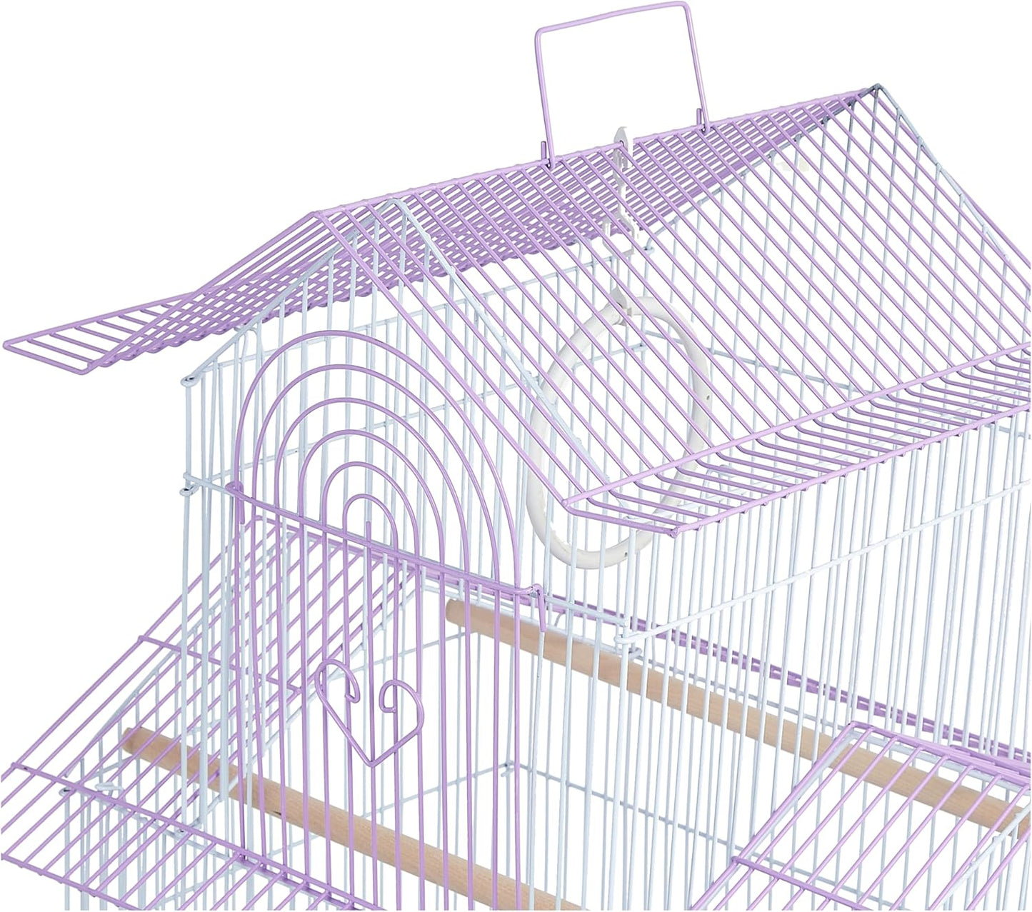 Prevue Hendryx SP1720-3 Shanghai Parakeet Cage, Lilac and White