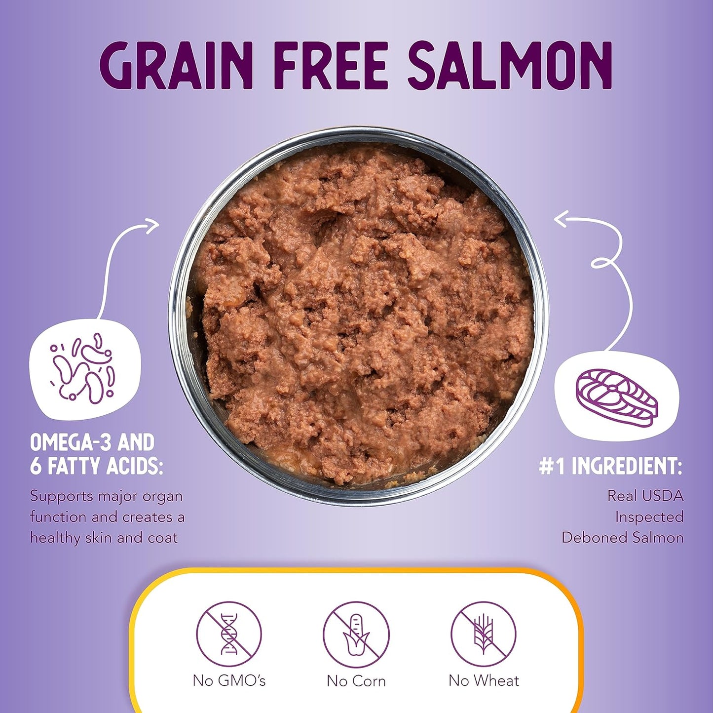 Health Extension 95% Salmon Entrée Wet Dog Food Grain-Free, 12.5 oz – Protein-Rich Recipe, Hydration Support, Ideal for Sensitive Stomachs (Case of 12 Cans)