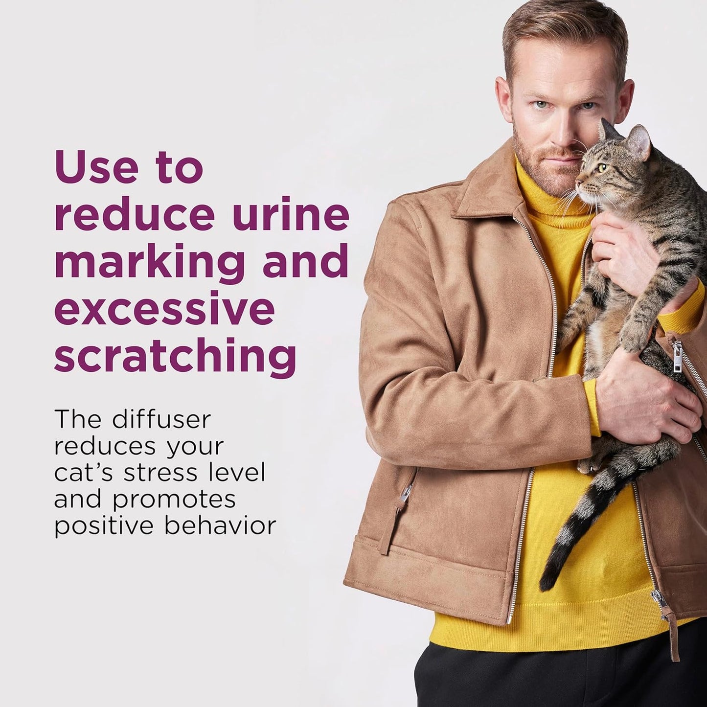 Comfort Zone 2 Pack Cat Calming Diffuser Refills; 30-day Refills; Pheromones Help Cat Anxiety