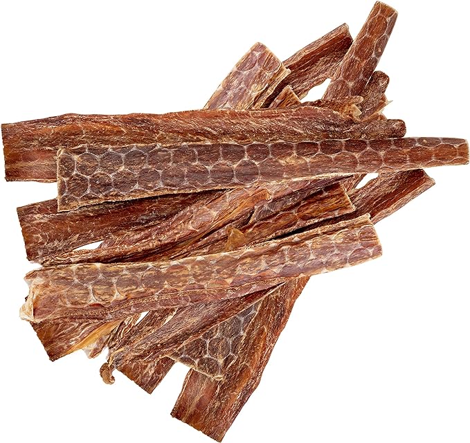 hotspot pets Beef Esophagus Dog Treats (12 Inch Chews- 12 Count) (Grass Fed with No Added Hormone & Antibiotic All Natural Jerky Dog Treats - Chews Rich in Glucosamine & Chondroitin for Joint Health