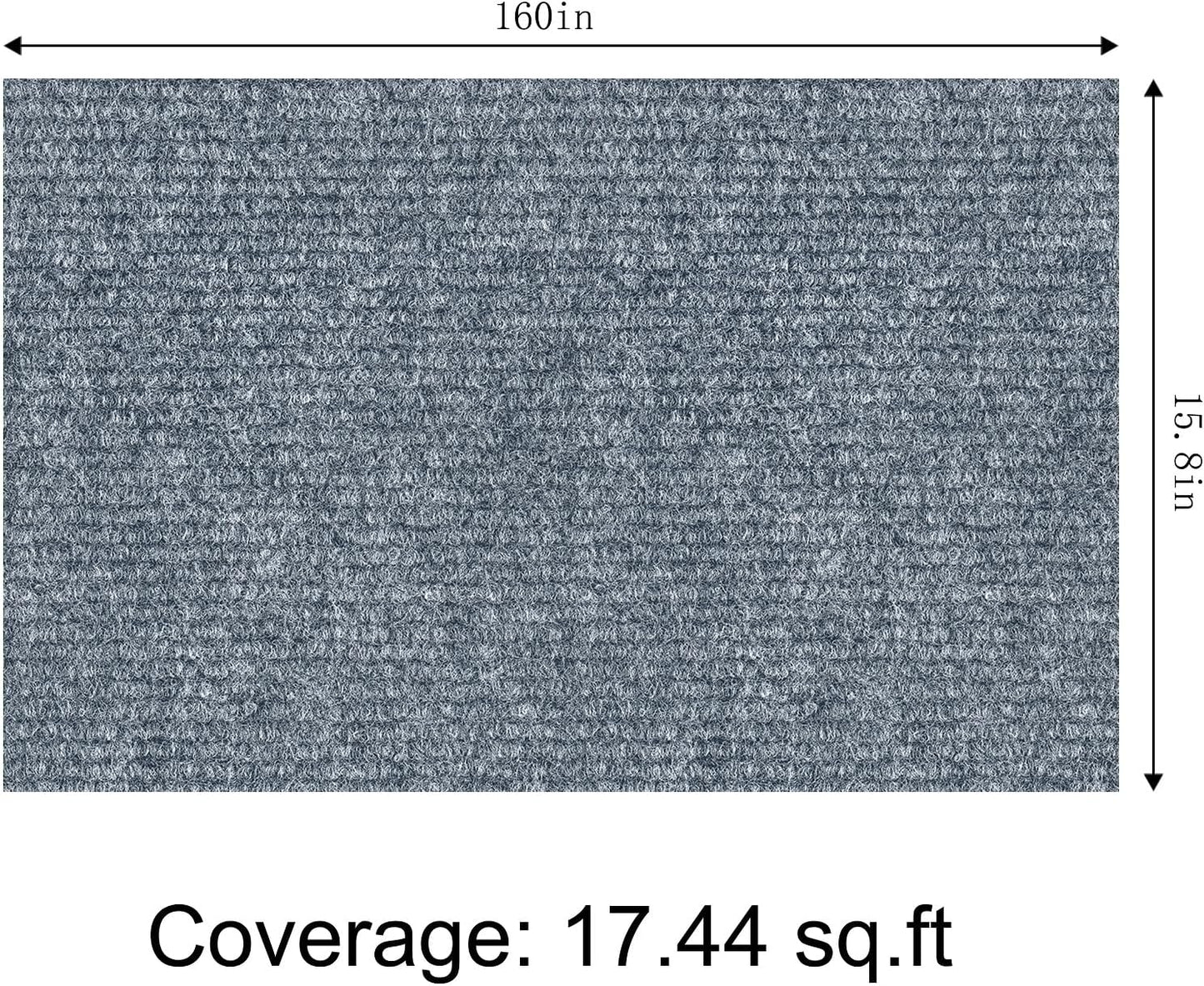 ICOOP 15.8"×160" Anti Scratch Furniture Protector Light Grey Cat Wall Scratcher Self Adhesive Couch Corner Protectors for Cats Sofa Cat Scratcher Protection DIY Scratch Mat for Claws Scratching