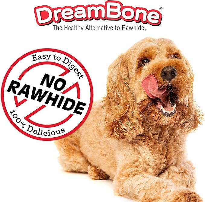 DreamBone Rawhide-Free Grill Masters, Treat Your Dog to a Chew Made with Real Meat and Vegetables