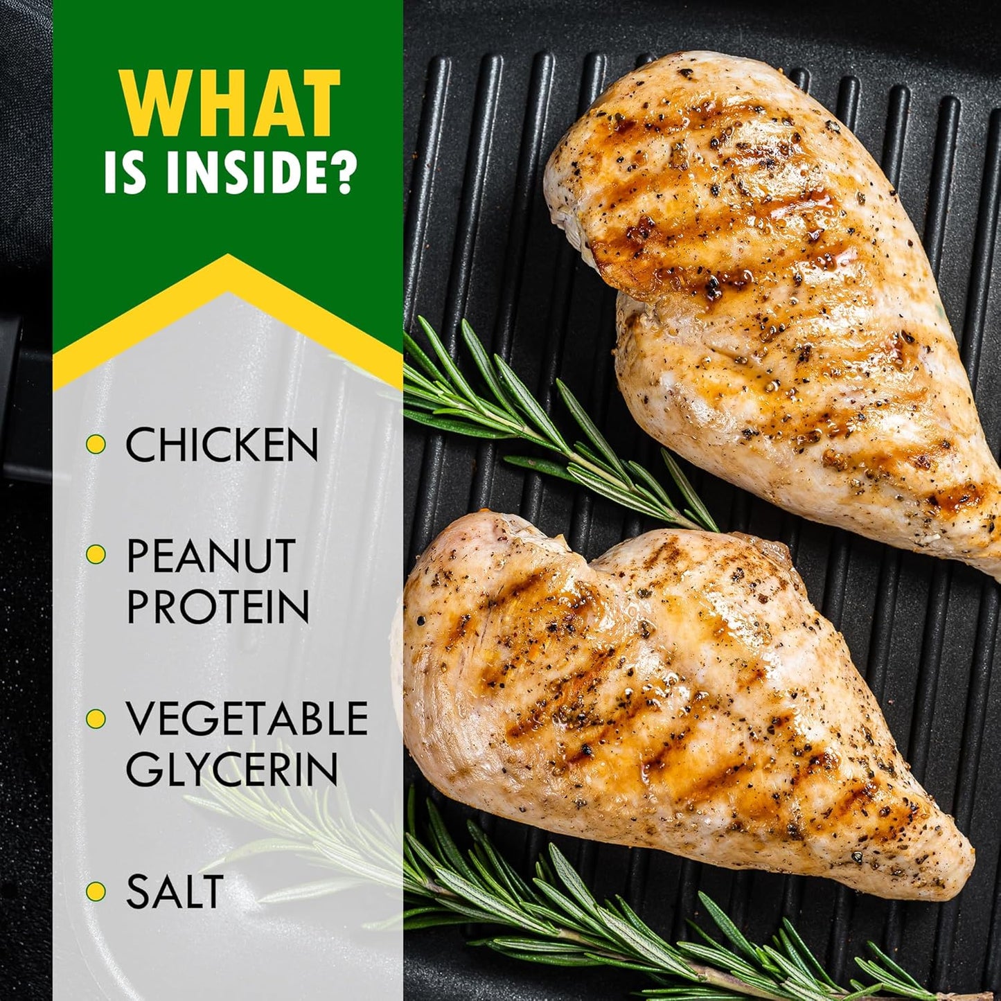 Dog Treats Chicken Jerky Strips 10.6 oz - Human Grade Meat Sticks - Natural Pet Dried Snacks Rawhide - Free - Long Lasting Chews for Large & Small Dogs - Best for Training & Healthy Teeth