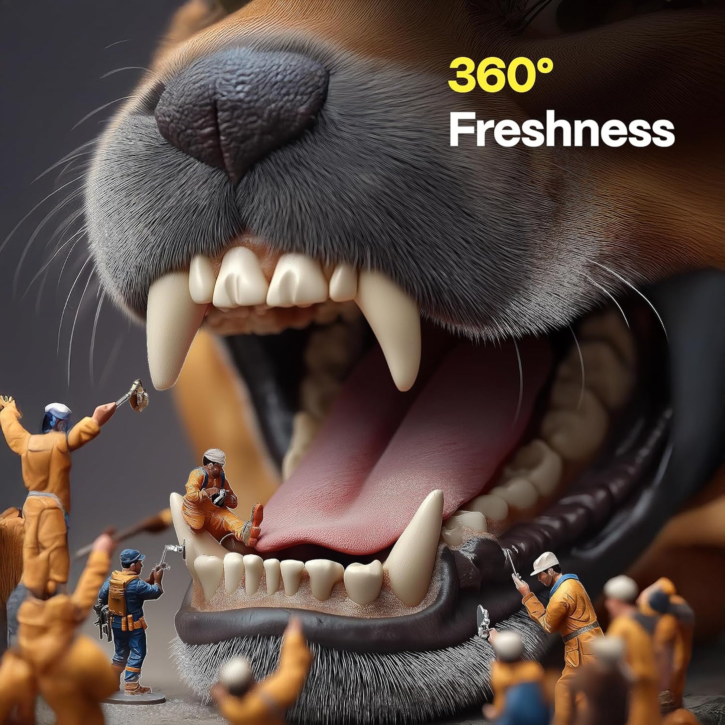 DOCO Dog Teeth Cleaning Wipes - Dog Tooth Brushing Kit, Remove Plaque & Tartar, Dental Freshen Breath, Easy Pet Tooth Cleaning Kit for Oral Care, Ideal for Cat Owners - Chicken Flavor, 100 ct.